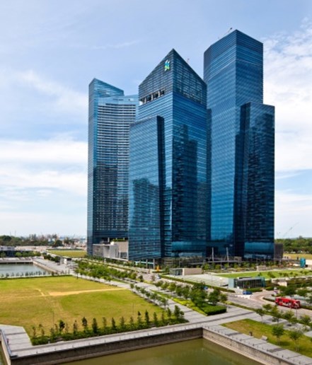 The Marina Bay Financial Centre is commonly used for family office space